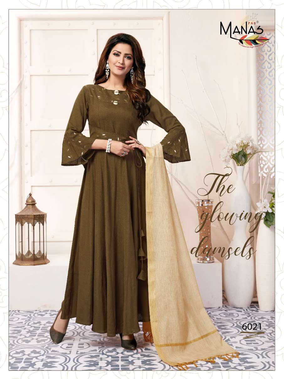 Manas Kiara Vol-3 Maya Slub Dupatta Kurti Manas Kiara Vol-3 Maya Slub Dupatta Kurti